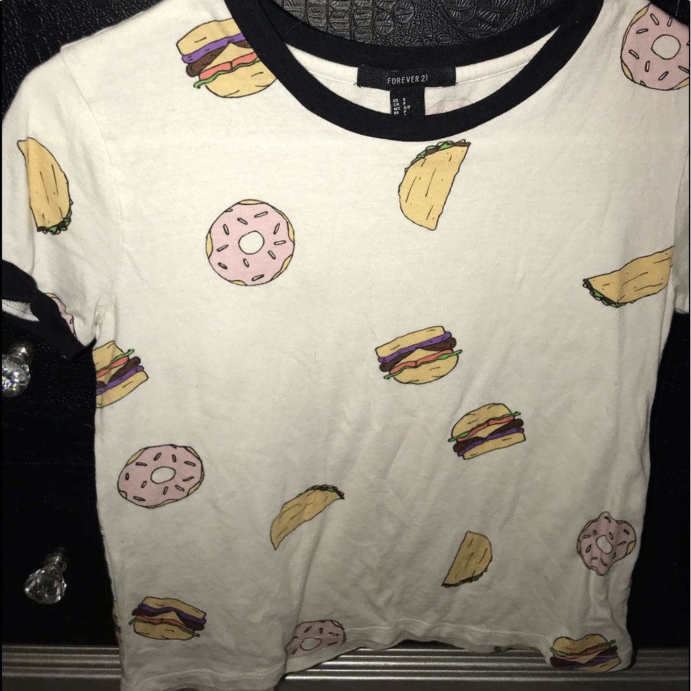 Forever 21 food shirt